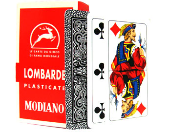 Deck of Lombarde Italian Regional Playing Cards