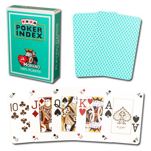Modiano Poker Index - Green