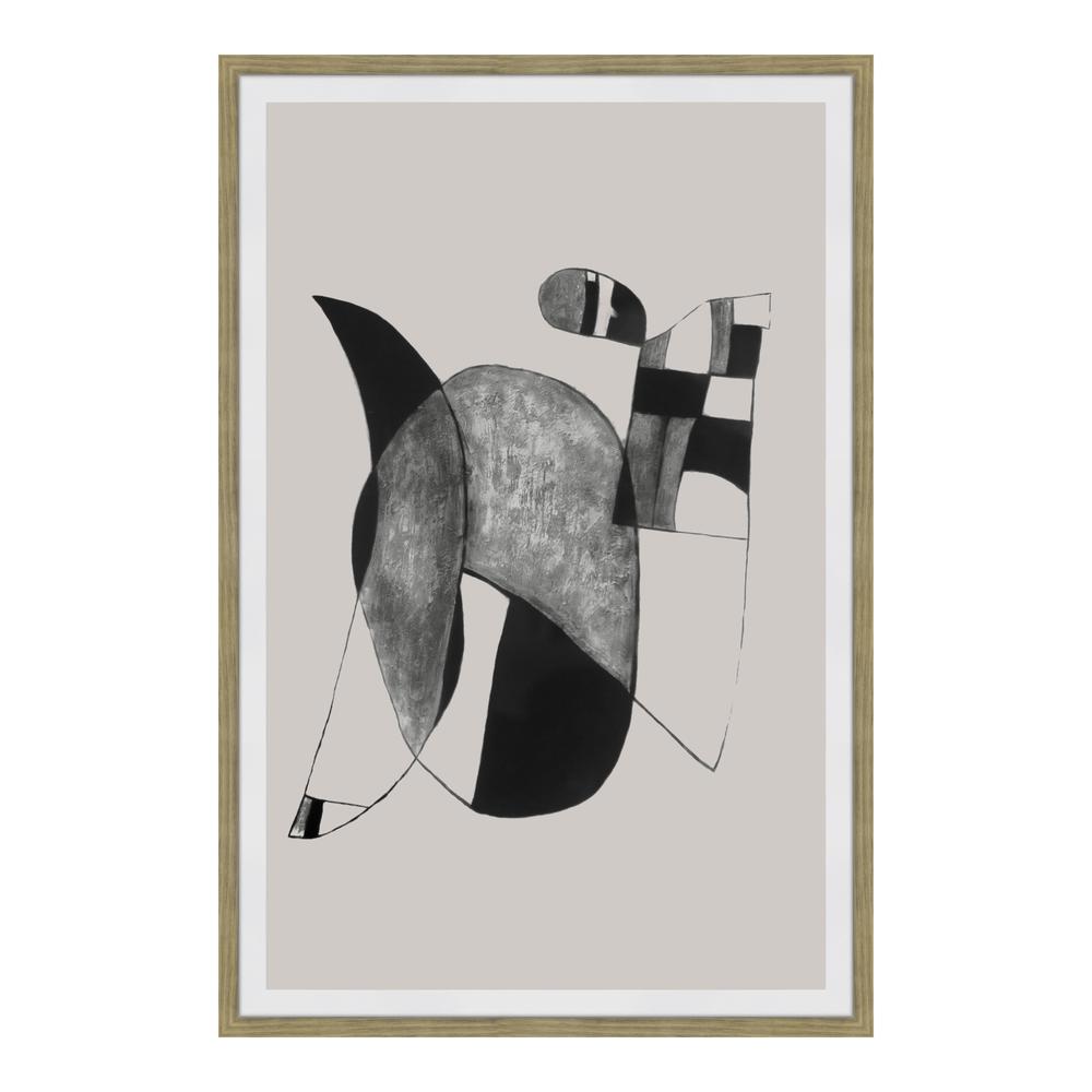 Happiness 2 Abstract Ink Print Wall Decor