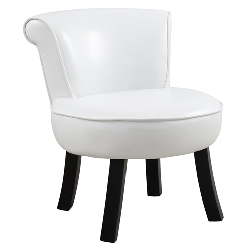 Juvenile Chair - White Leather-Look