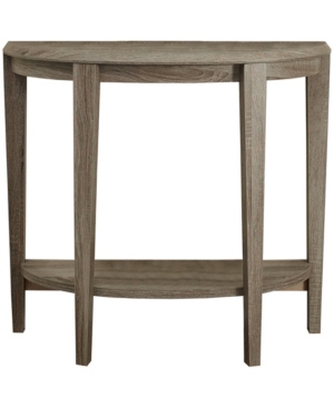 ACCENT TABLE - 36"L / DARK TAUPE HALL CONSOLE