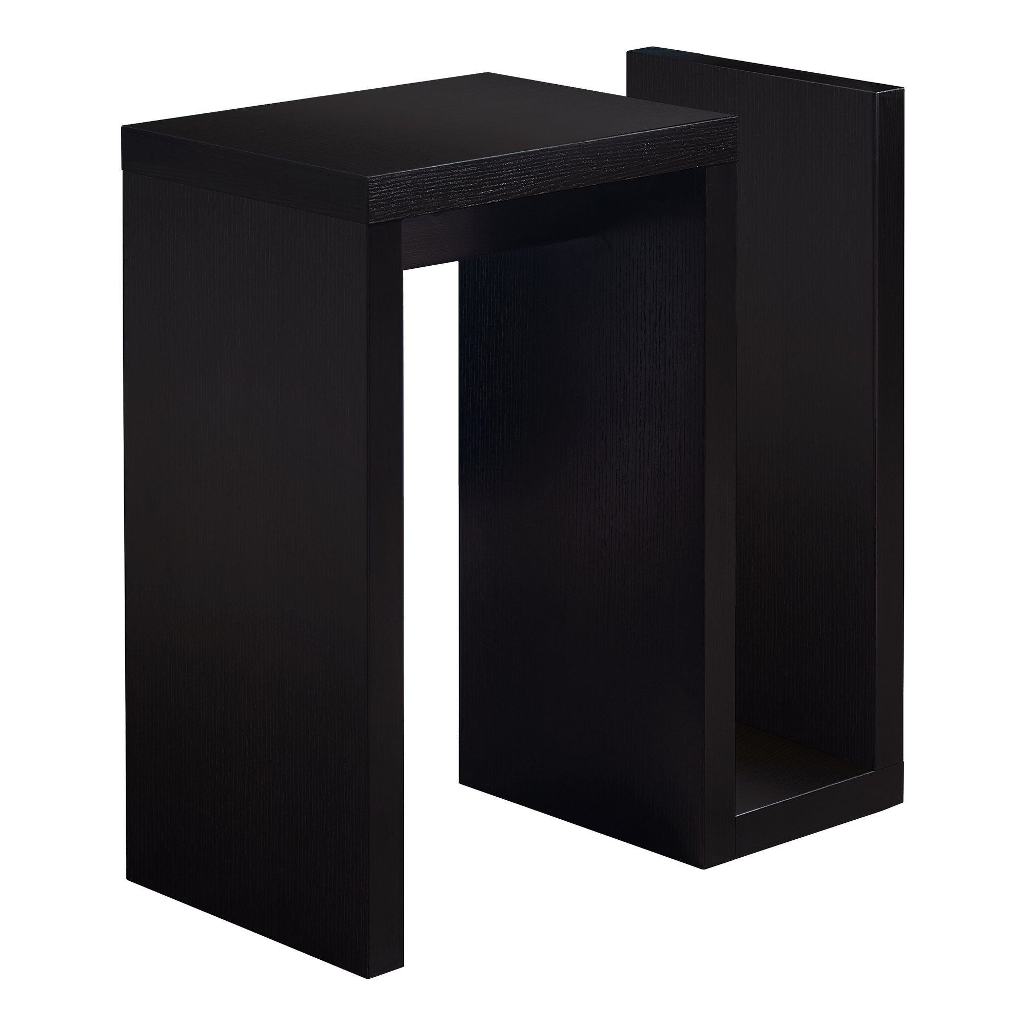 ACCENT SIDE TABLE - 24"H / CAPPUCCINO WITH STORAGE