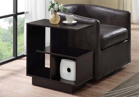 ACCENT SIDE TABLE - 24"H / CAPPUCCINO