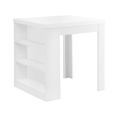 32" Counter Height Dining Table, White 