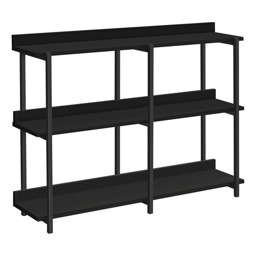 ACCENT TABLE - 48"L / BLACK / BLACK METAL HALL CONSOLE