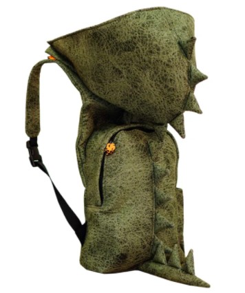 Dinosaur - Hooded Backpack - Waterproof