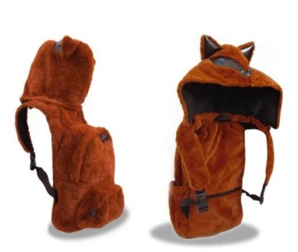 Fox - Hooded Backpack - Water-repellent