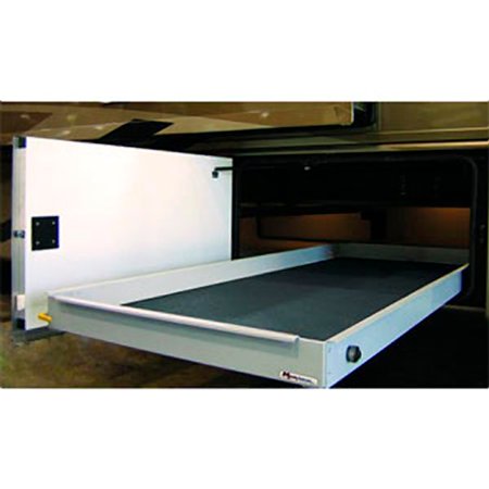 FULLY ASSEMBLED 60% EXTENSION 20INX36IN CARGO TRAY W/ CARPET