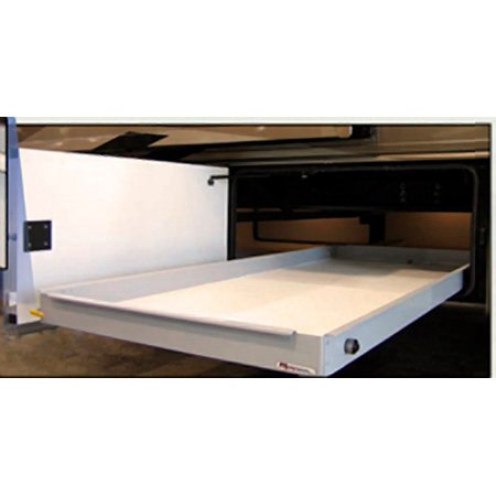 FULLY ASSEMBLED 60% EXTENSION 39INX48IN CARGO TRAY W/ CARPET