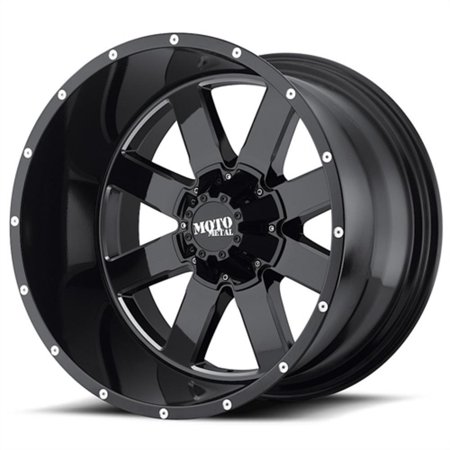 MO962 20x10 6x135.00 GLOSS BLACK W/ MILLED ACCENTS (-24 mm)