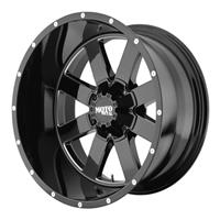 MOTO METAL 20x9 962 MO962 GLOSS BLACK WITH MILLED ACCENTS 6X5.5 bp 5.00 b/s 0 of