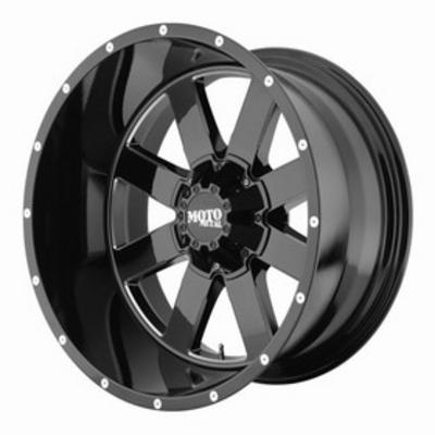 MOTO METAL 20x12 962 MO962 GLOSS BLACK WITH MILLED ACCENTS 5X5.0/5.5 bp 4.77 b/s