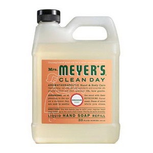 Mrs Meyers Liquid Hand Sp Refil Ger (1x33Oz)