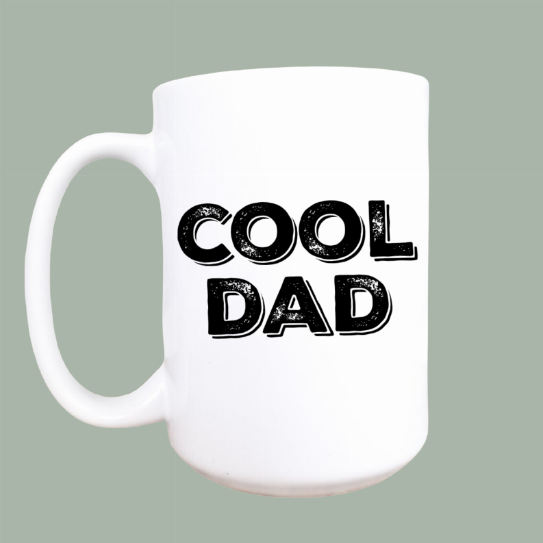 Cool dad ceramic coffee mug