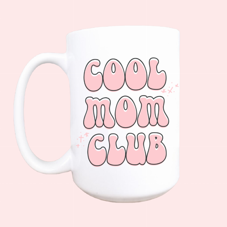 Cool mom club ceramic coffee mug