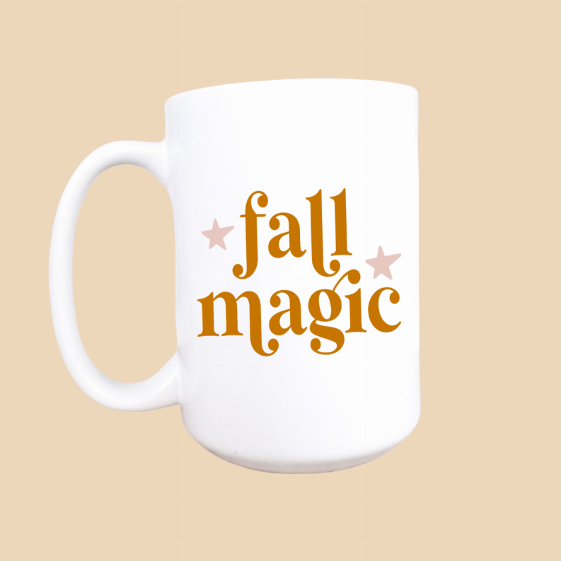 Fall magic ceramic coffee mug