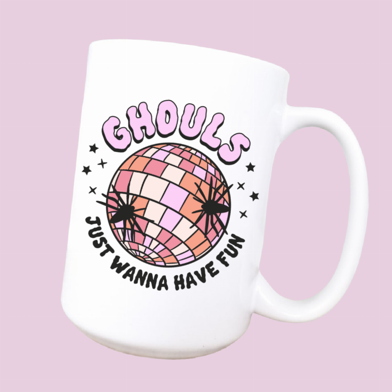 Ghouls wanna have fun ceramic coffee mug