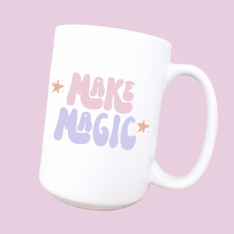 Make magic ceramic coffee mug