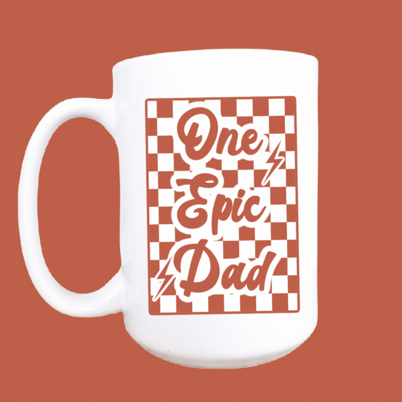 One epic dad ceramic coffee mug