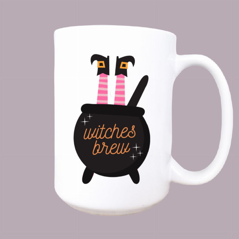 Witches brew ceramic coffee mug