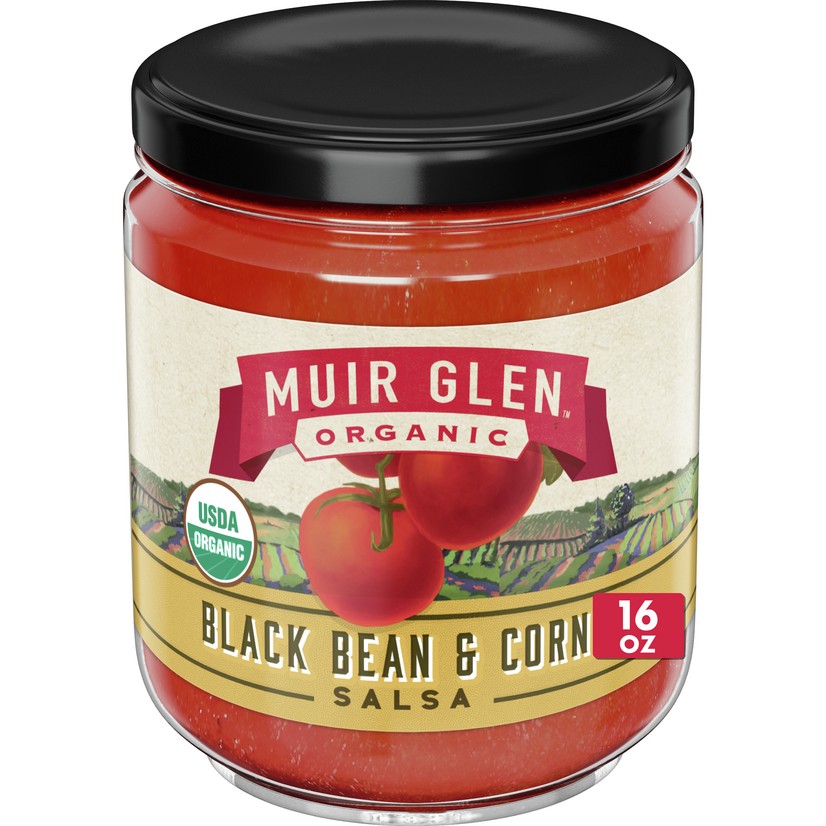 Muir Glen Black Bean & Corn Med Salsa (12x16 Oz)