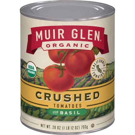 Muir Glen Crushed Tomato With Basil (12x28 Oz)