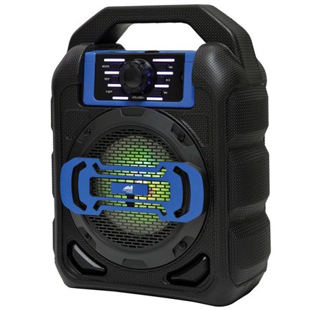 Naxa NDS4000BLU Blue 4 Inch Portable Speaker And Multi Color