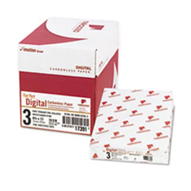 Fast Pack Digital Carbonless Paper, 8-1/2 x 11, White/Canary/Pink, 2500/Case