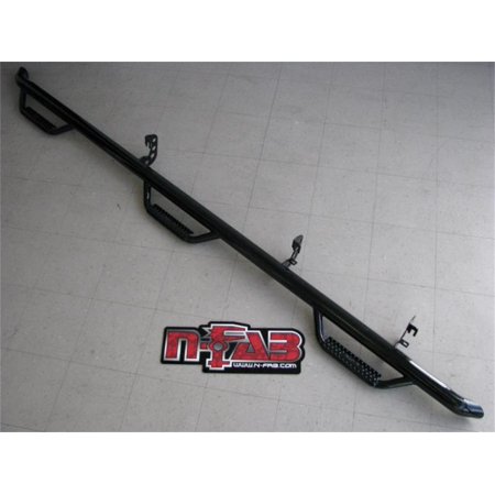 11-14 F350/450 CREW CAB 8FT DUALLY NERF STEP W/BED ACCESS STEP - BLACK POWDER COATED