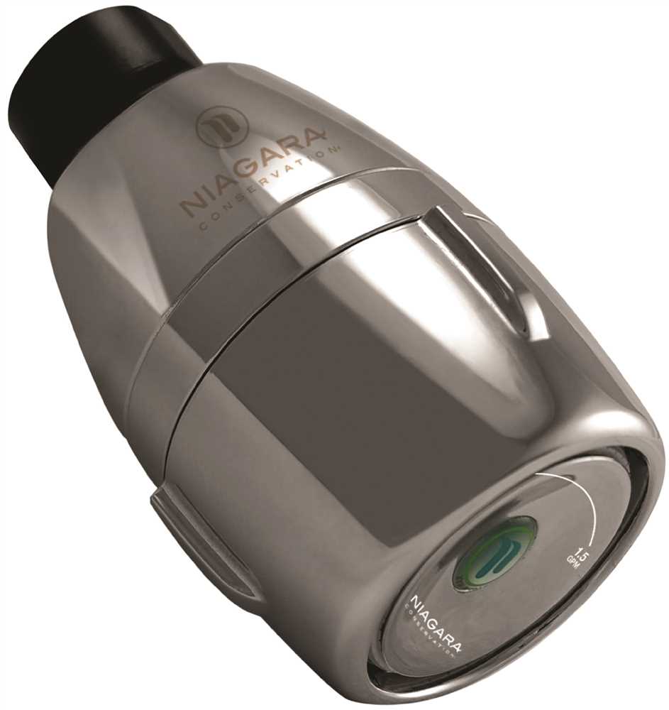 Niagara Conservation N2615CH Tri-Max 3 Flow Rate High Efficiency Showerhead