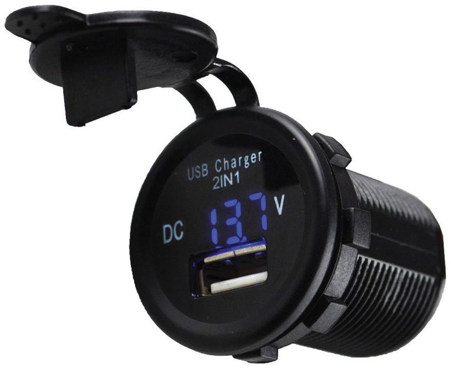 Nippon USB Fast Charger with LED Volt Meter