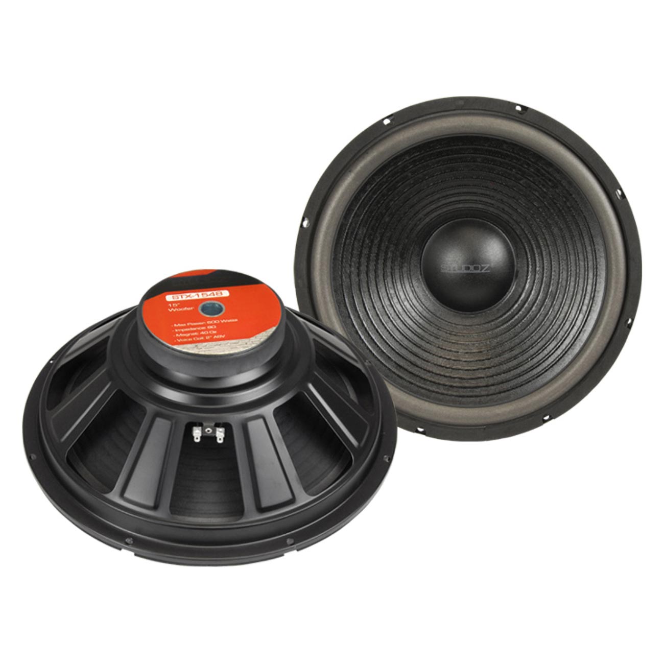 Studio Z 15" Replacement Woofer 600 Watts Max 8 ohm SVC