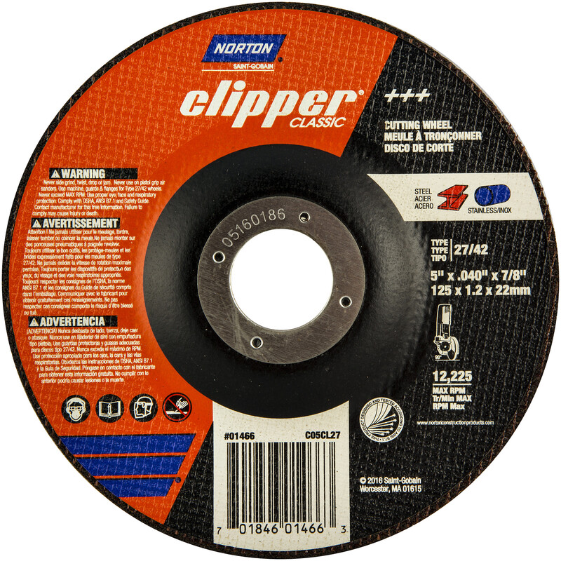01466 5 IN. RT ANG CUT OFF WHEEL