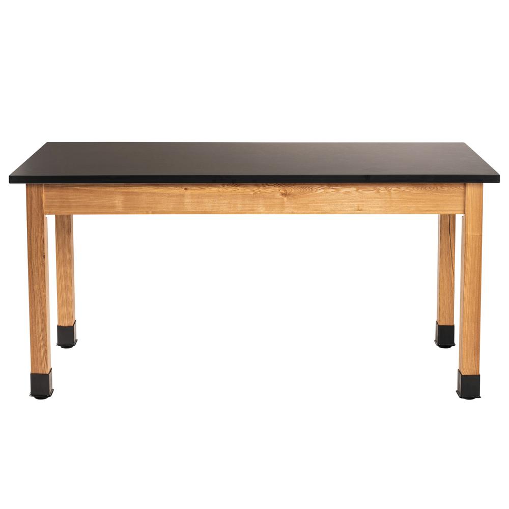 NPS Wood Science Lab Table, 24 x 60 x 30, Chemical Resistant Top