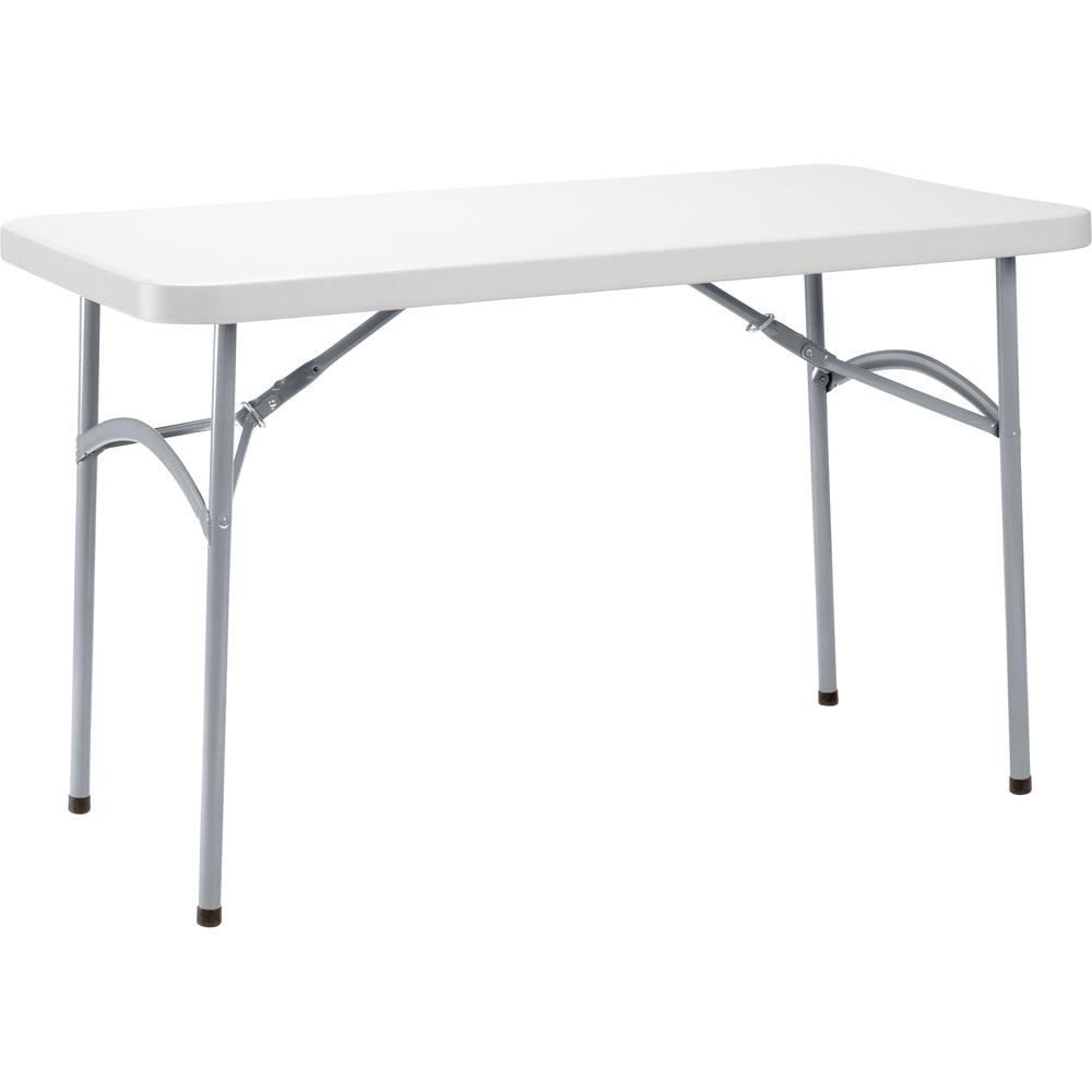 NPS 24" x 48" Heavy Duty Folding Table, Speckled Gray