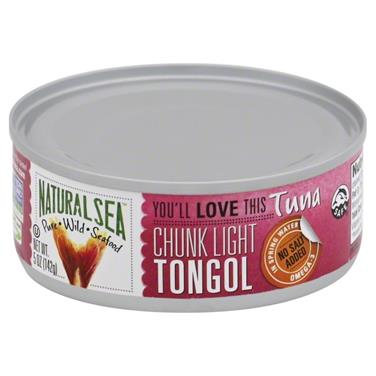 Natural Sea Tongol Chunk Light Tuna (12x5 OZ)