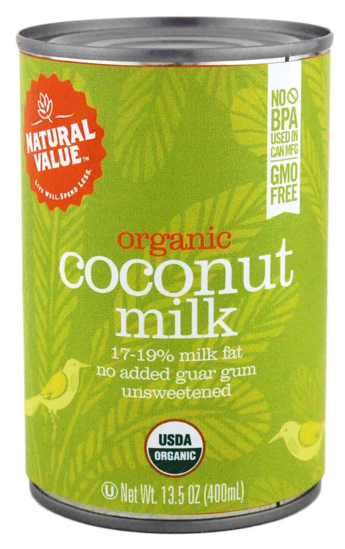 Natural Value Organic Coconut Milks (12x12/13.5 Oz)