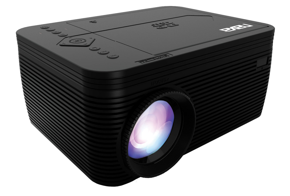 Home Theater 720P LCD Projector with Built-In DVD Player