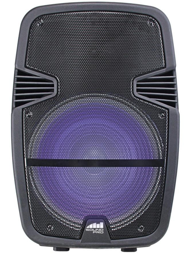 Portable Bluetooth Party Speaker with Disco Light 15"