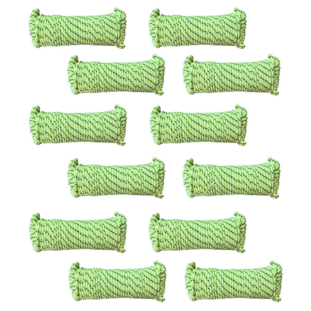 100 Ft. Glow in the Dark Poly Rope - 12 Pack