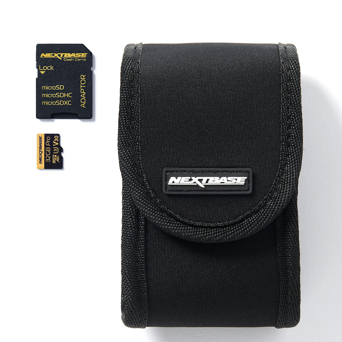Nextbase 32GB U3 Go Pack DVRS2GP32U3 Dash Cam Protective Case and 32GB SD Card Plus Adapter-Black
