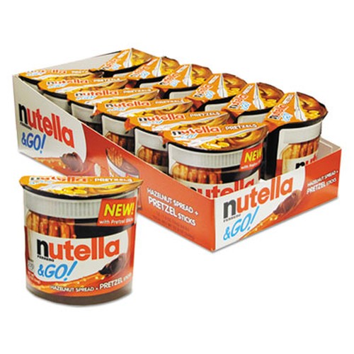 Nutella Nutella & GO Hazelnut Spread & Pretzels - 1.80 oz - 12 / Box