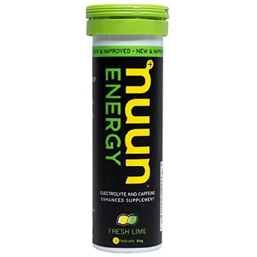 Nuun Active Hydration Energy: Hydrating Electrolyte Tablets, Fresh Lime (8X10 Ct)
