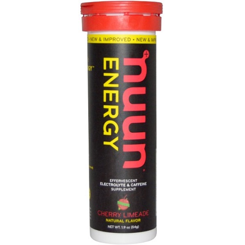Nuun Active Hydration Energy, Effervescent Electrolyte & Caffeine Supplement, Cherry Limeade (8X10 Ct)