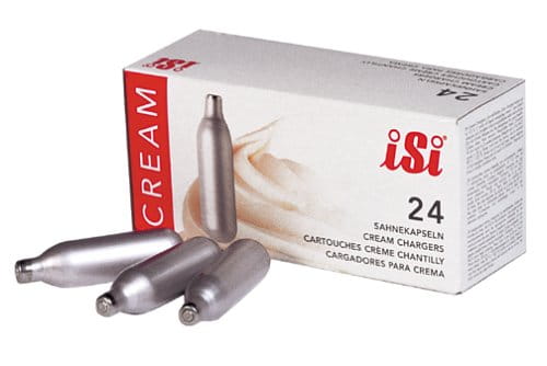 Isi 0084 Cream Chargers Pack Of 24 Contains Approximately