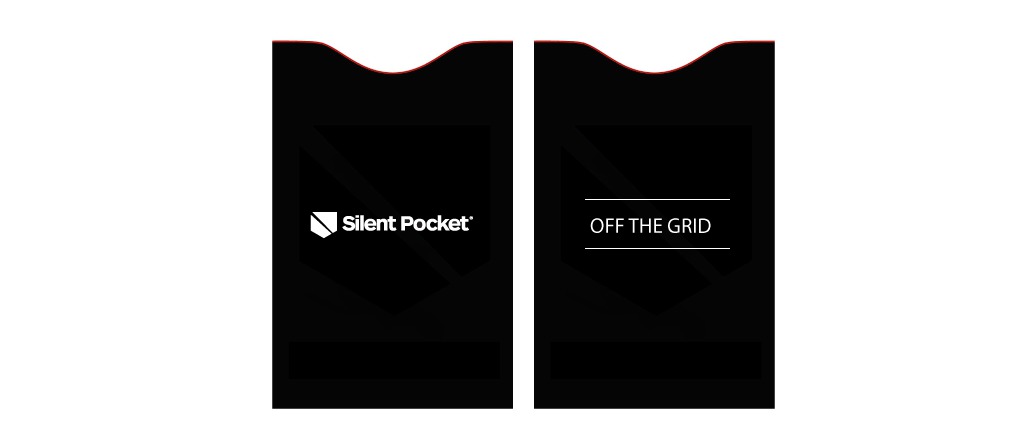 Silent Pocket SPWV2CGB V2 Rfid Secure Card Guard Sleeve 5Pk