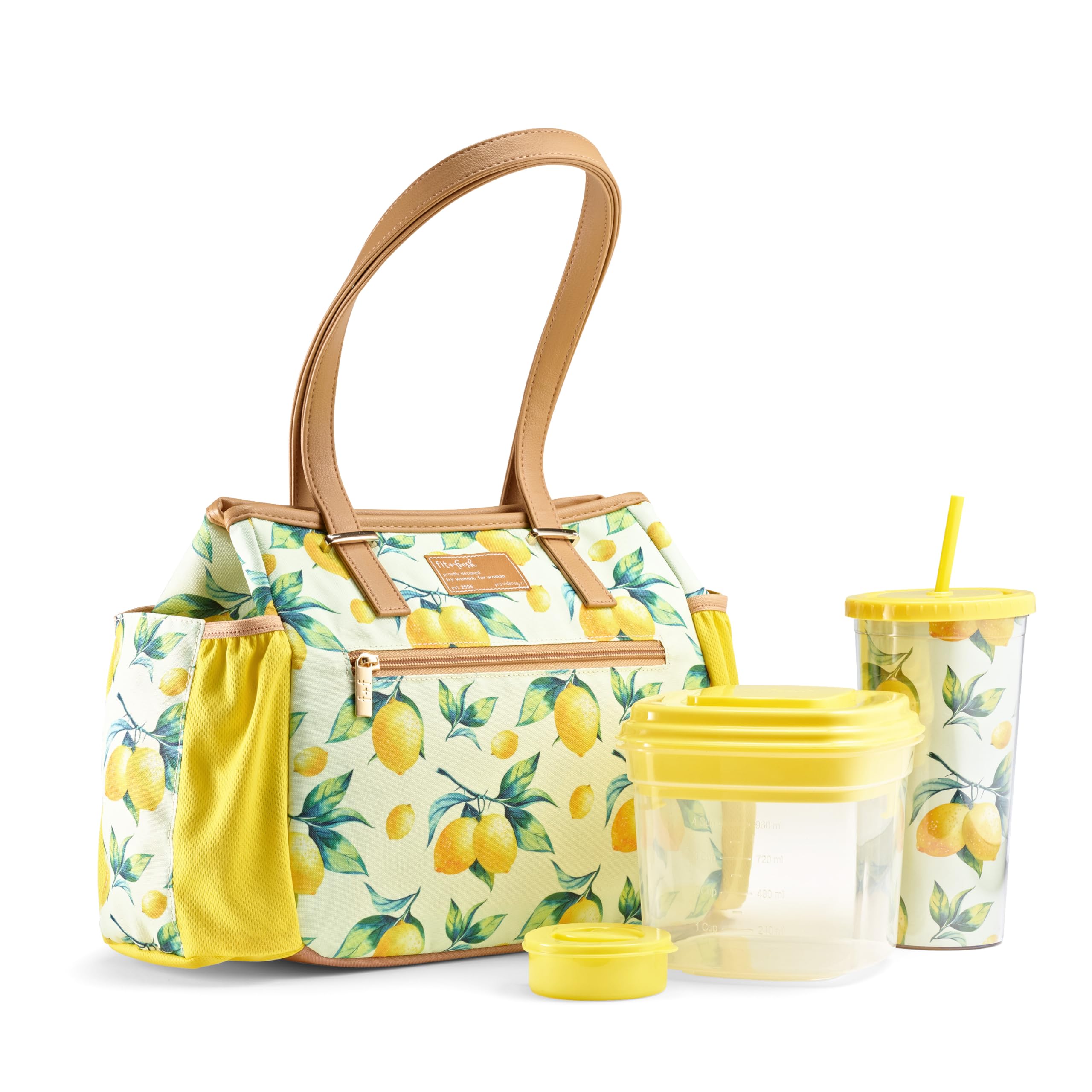 FOUNDRY 2900FFSC3000 LEMON SPRING DELUXE LUNCH TOTE BAG