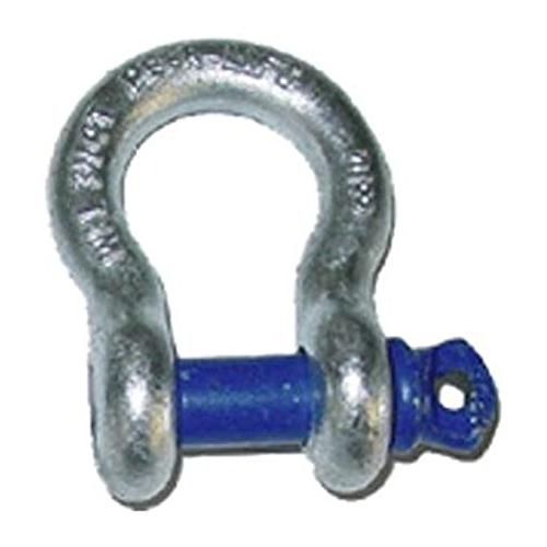 7/8 inch X-Large D-SHACKLES - GALVANIZED (PAIR) (4X4 VEHICLE RECOVERY)
