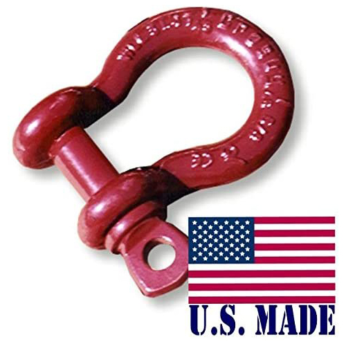 7/8 inch X-Large Crosby-McKissick D-Shackle - North American Made (SINGLE) (4X4 VEHICLE RECOVERY)
