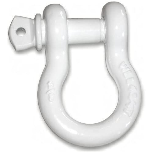 3/4 inch Jeep D-Shackle - SUPER WHITE Powdercoated (SINGLE) (4X4 RECOVERY)